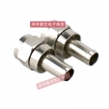 British 75-5F head extended straight insertion type with clamp curse TV branch adapter connector