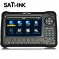 Satlink WS-6980 Digital Satellite Finder Meter 7 inch LCD Screen DVB-S2 DVB-T2 DVB-C h.265 8 bit Spectrum Analyzer satfinder