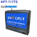 KPT-717S/T 7" IPS Portable Combo Satellite finder(S2+T2+C)& HD & CCTV Monitor（with TV+HD+AHD+AV Input）